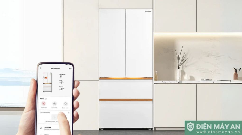 Tủ lạnh Toshiba Inverter 533 lít Japandi Multi Door GR-RF690WI-PGV(67)